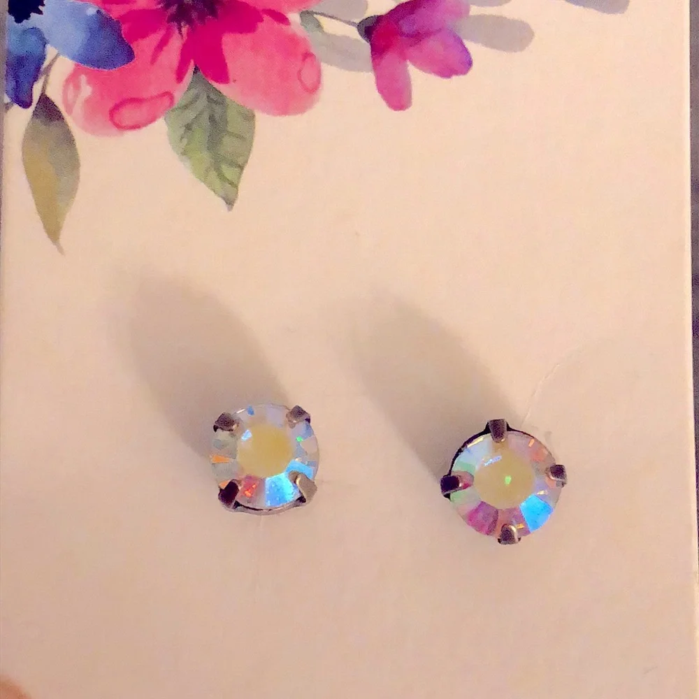 Aurora Borealis Crystal Earrings